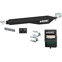 Ghost Controls D Series Single Smart Ready Automatic Gate Kit with Tube Gate Brackets- DS1U for Swing Gates Up to 1000 lbs. or 20 Feet ft. in Length