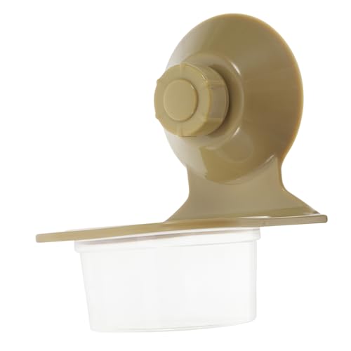 iplusmile 爬虫類用給餌器と水皿 吸盤付きボウル ヒョウモントカゲモドキ カメレオン ヤモリ ヘビ 小型ペット対応 食事と飲用水兼用 耐久性素材