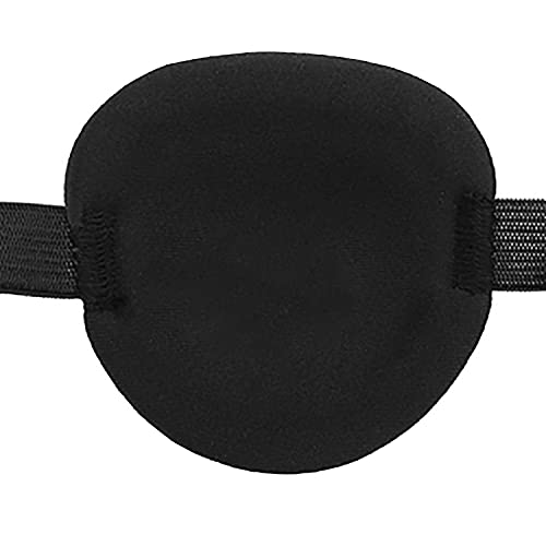 Misssix 3D Eye Patch For Adult And Kid Adjustable Eye Patch For Left Or Right Eyes Black #TOP2