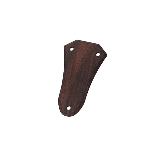 FAVOMOTO Easy Install Gr100 Rosewood Truss Rod Cover for Acoustic Guitar 3 Hole Guitar Truss Rod Part