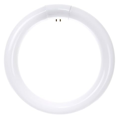 Sunlite FCL30/50K Fluorescent 30W T9 Circline Ceiling Lights, 5000K Super White Light, 4-Pin Base Cover