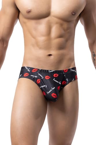 Maiclaice Hombre Elastano Bañador Elastica Talle Bajo Skiny Fit Bikini Slip Ropa Interior Large