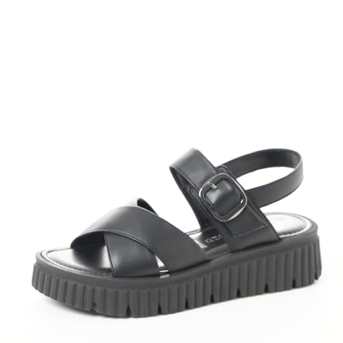 Sandale MARCO TOZZI Femme 2-28290-44 en cuir noir élégant