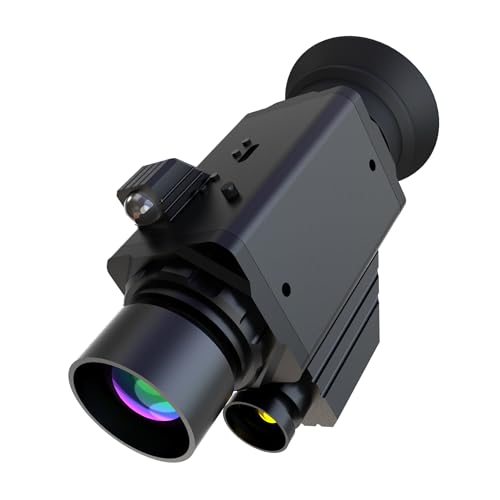 3-in-1 Thermal Imaging Night Vision Scope, 7X Fixed Focus Zoom, HD Infrared Lens, Aluminum Alloy,Handheld & Gun Mount Modes for Hunting, Wildlife Observation