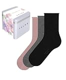 FALKE Happy Box 3-Pack, Chaussettes Femme, Coton, Multicolore (Sortiment 30), 39-42 (Lot De 3)