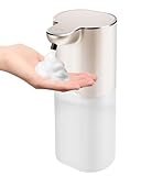 Soap Dispenser, Automatic Foaming Soap Dispenser with 4 Adjustable Volume Control, Touchless Rechargeable Hands Free Auto Soap Pump for Kitchen, Bathroom, Hotel, Restaurant,13.5oz/ 400ml