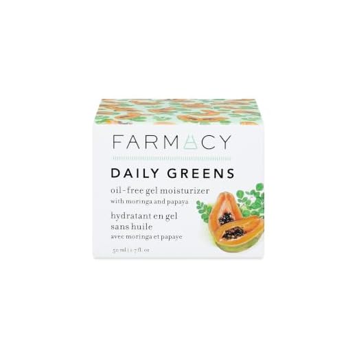 Farmacy Daily Greens Oil Free Gel Face Moisturizer - Daily Facial Moisturizing Cream with Hyaluronic Acid - New Fragrance-Free Formula