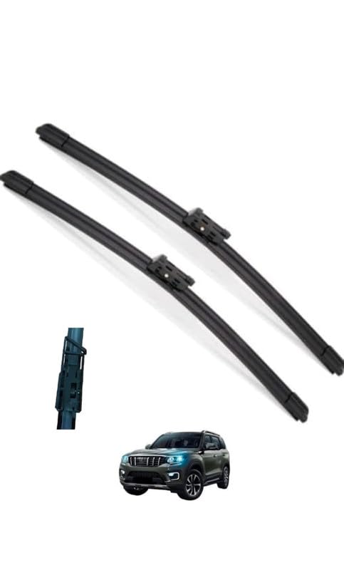 Front Specific Wiper Blades Compatible with Mahindra Scorpio N(pack of 2)-image-3