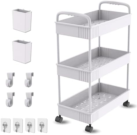 Ph Pro Heat Carrito Auxiliar con Ruedas para Cocina y Baño de Pla...