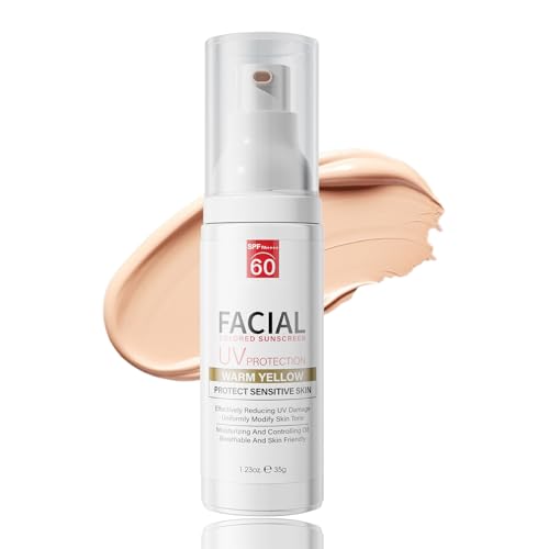Soleneva Sonnencreme Gesicht SPF 60, Tinted Sunscreen für Gesicht & Körper, Getönte Sonnencreme Gesicht mit Hyaluronsäure, Getönte Tagescreme mit Lichtschutzfaktor und Sonnenschutz gegen UVA und UVB