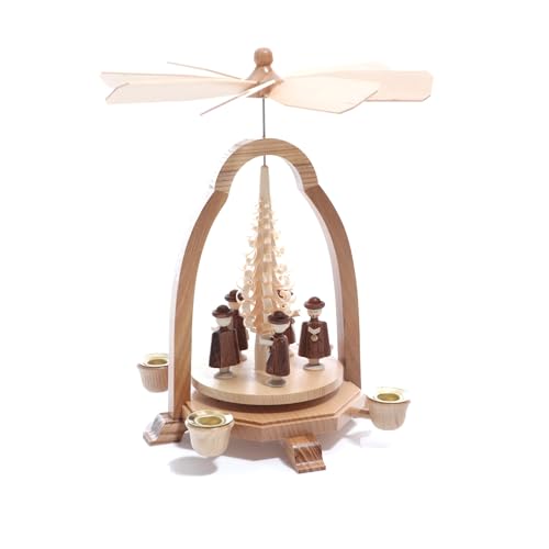 Rudolphs Schatzkiste Piramide con Le Montagne del Minerale metallifero della Piramide della tavola della Piramide di Natale dei cantanti 24cm del Canto Natalizio Nuove