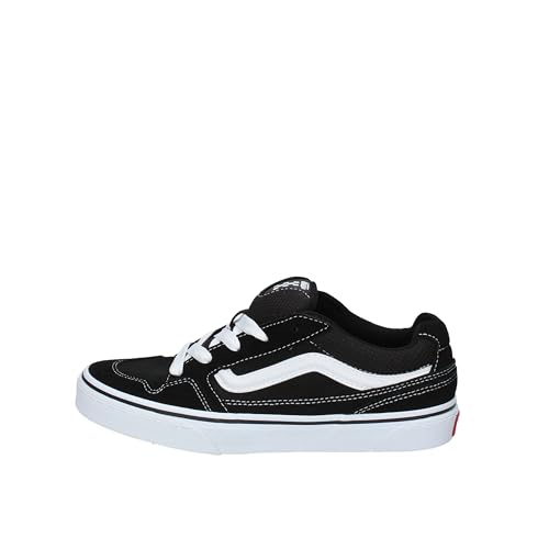 Vans Caldrone, Sneaker, Unisex niños, SUEDE/MESH BLACK/WHITE, 35 EU