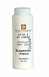 All-Natural, Benzene Free, Non Nano Zinc Oxide Sunscreen Powder SPF 25 - Water & Sweat Resistant, Reef & River Friendly, Hypoallergenic, Biodegradable, Made in USA by DAYSPA Body Basics