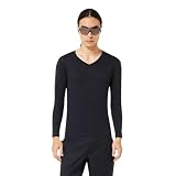 Oakley (オークリー) BASE LAYER US L サイズ (日本 XL サイズ相当) V NECK 5.0 BLACKOUT FOA407738_02EL