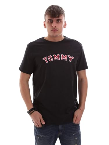 Tee-shirt Tommy Hilfiger homme ensemble thermique en maille haut de gamme avec logo brodé