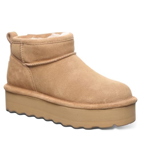 BEARPAW Retro Shorty Boots for Women Iced Coffee Solid Size 10 | Comfortable Warm Wool Lining | Women's Winter Ankle Boots by BEARPAW - Image 3