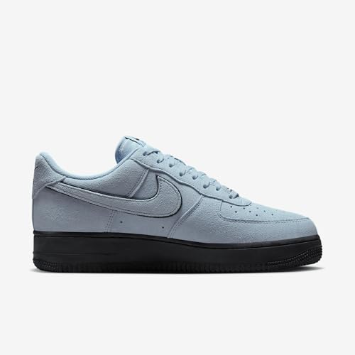 Nike Air Force 1 '07 LV8 Men's Shoes (HQ1966-400, Light Armory Blue/Black/Light Blue)3