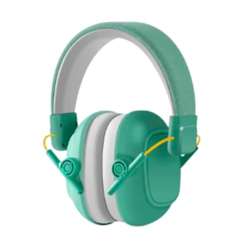 Protetor Auricular Infantil, Abafador de Ruídos para Autismo, Fone Anti-Ruído, Verde
