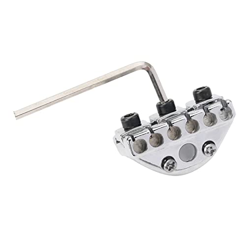 Alasum ギター弦ロックナット キット 属製 耐腐食性 高耐久 交換用 ロックナット エレキギター用 ネジ レンチ付き