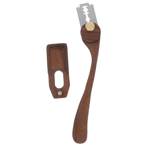 LALADEFIEE Cuchillo Pan Sourdough con Mango Madera y Acero Inoxidable para Cortar y Greñar Masa Herramienta Profesional para Repostería Hogar y Panadería