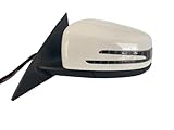 #79 8th Gear White Left Driver Side Mirror Compatible with Mercedes CLA250 CLA45 AMG 2014 2015 2016 2018 2019 CLA 250 CLA 45