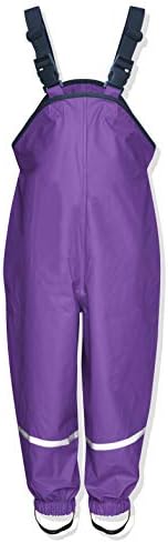 Playshoes Unisex Baby and Kids' Cotton Lined Rain Pants Dungarees (5-6 Years 116, Purple)