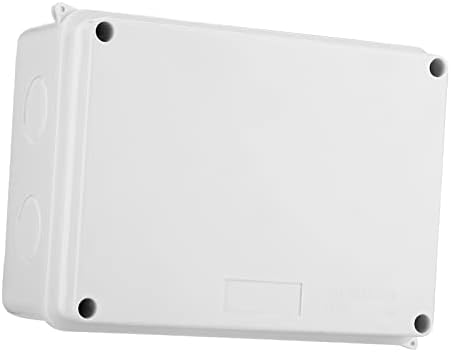 IP65 Waterproof Junction Box Large ABS Electrical Box, Outdoor Cable Connector, Weatherproof Electric Cover Enclosure White (150x110x70mm) - AVARTEK