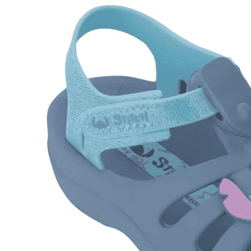 Sandália Babuche Grendene Kids Baby Lilo E Stitch (Azul, BR, Criança de 1 a 3 anos, Numérico, 22)