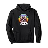 AZRA - Beautiful girl name with a cool funny Cat パーカー
