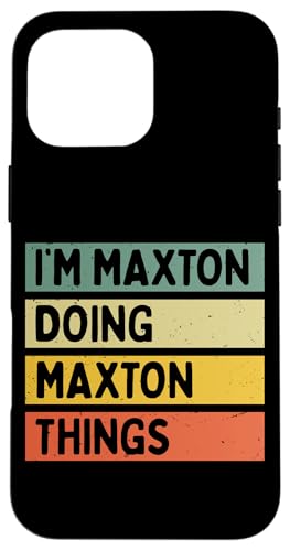I'm Maxton Doing Maxton Things �ʔ������� �X�}�z�P�[�X iPhone 16 Pro Max �p
