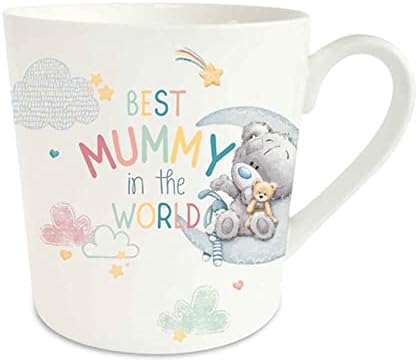 Ceramic Tiny Tatty Teddy Mummy and Baby Best Friends are We Mug Set, White
