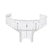 AKOAK 10-Piece Plastic Eyebrow Ruler - Perfect Eyebrow Makeup Tool