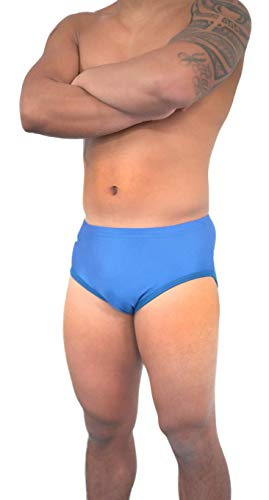 Matman USA The Men's Compression Wrestling Briefs- Moisture Wicking, 4-Way Stretch Lycra, Tagless - Made in U.S.A.