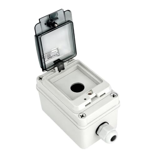 Caja de control hermética contra la humedad para botones en exteriores