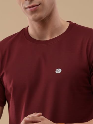 Image of Lux Nitro Men's Premium Half Sleeve Cotton T-Shirt | Round Neck | Regular Fit Casual Solid Tee