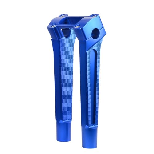 Adaptateur rehausse guidon moto 10" et pince de montage noir