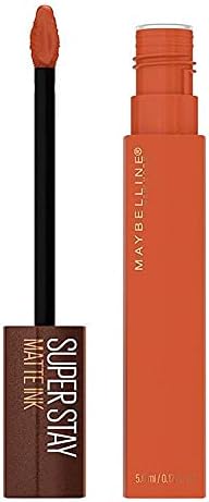 Maybelline New York SuperStay Matte Ink Liquid Lipstick, Coffee Edition, Caramel Collector, 0.17 Ounce