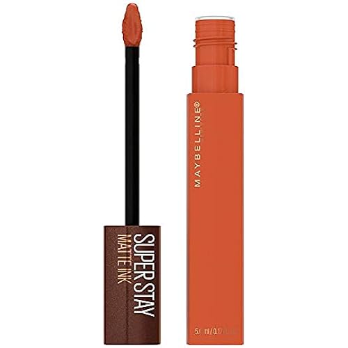 Maybelline New York SuperStay Matte Ink Liquid Lipstick, Coffee Edition, Caramel Collector, 0.17 Ounce