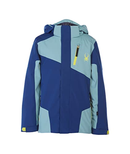 Spyder Boys’ Standard Turner Jacket, Abyss Tundra, Small