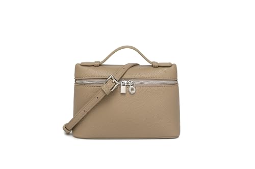 Afashor Fashion Top-Handle Bags for Women Soft Leather Shoulder Handbag Apricot by Afashor - Used condition - US$22.60