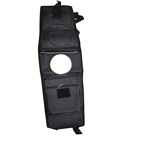 Image of Multi Utility Tank Protector Cum Bag (Black Jali) | Synthetic