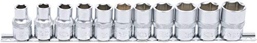 11-tlg. Steckschlüssel-Einsatz-Set In Zoll (SAE) – 1/4" Antrieb, Chrom-Vanadium-Stahl, Für Heimwerker & Profis
