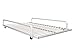 DHP Metal Trundle for Daybed Frame, FIts Twin Size, White