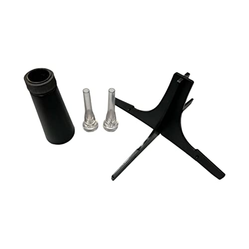 Esbant Trumpet Holder Wear Resistant Mouthpiece Set For Musical Instrument Clarinet Accessory, Straight Clear Accessories (Color : Clear Curved) #TOP4