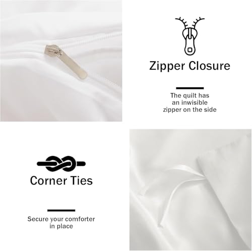 Housse de Couette Chat 200x200 en microfibre douce avec zip invisible