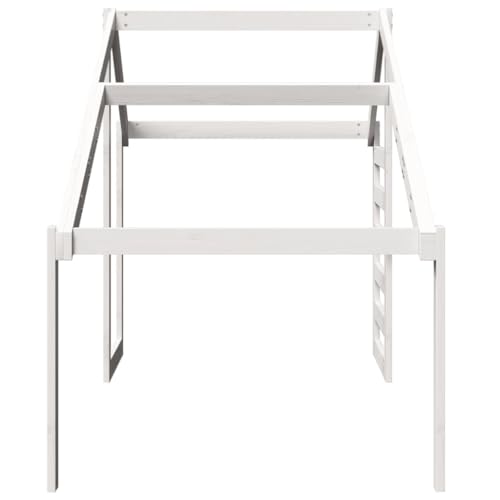 Vidaxl Tetto Per Letto Bambini Bianco 188X97X113Cm Legno Massello Pino, Tetto Per Letto, Tettoia Per Letto Bambini, Baldacchino Per Letto Bambini - 5