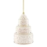 Lenox Annual China Ornaments 2017 Our 1st Christmas Together Cake
