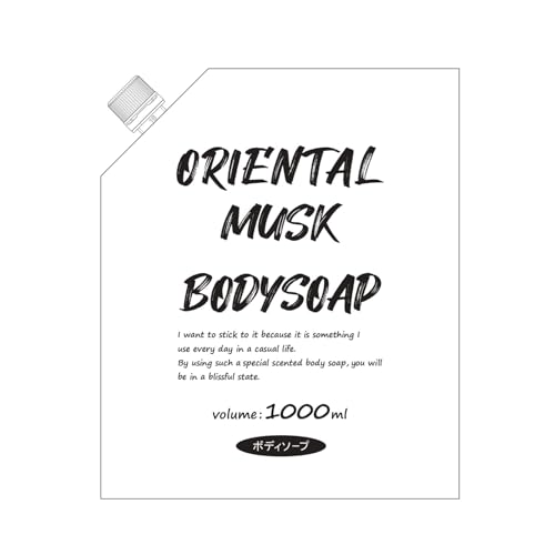 ロケット石鹸 株式会社 オリエンタルムスクボディソープ(詰替用)1000ml×12袋
