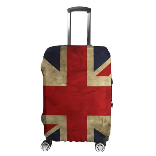 British Flag Suitcase Covers Luggage Protector - Travel Elastic Baggage Case Protective, Washable Anti-scratch Large Suit Case Cover for Suitcases Fits 19-32 Inch Luggages S