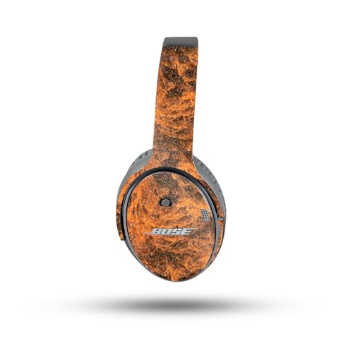 Image of MightySkins Glossy Glitter Skin Compatible with Bose QuietComfort 35 II Headphones - Burning Up | Protective, Durable High-Gloss Glitter Finish | Easy to Apply, Remove, and Change Style